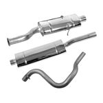 Stainless Steel Sports Exhaust System - Less Manifold - RB7049